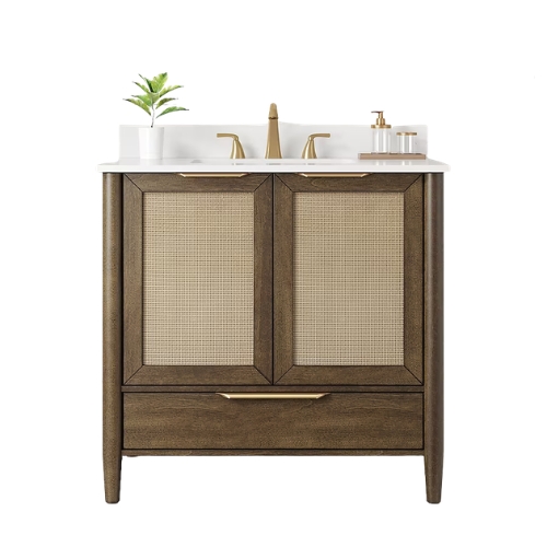 Lowe's, Origin 21 Walnut Bathroom Vanity
