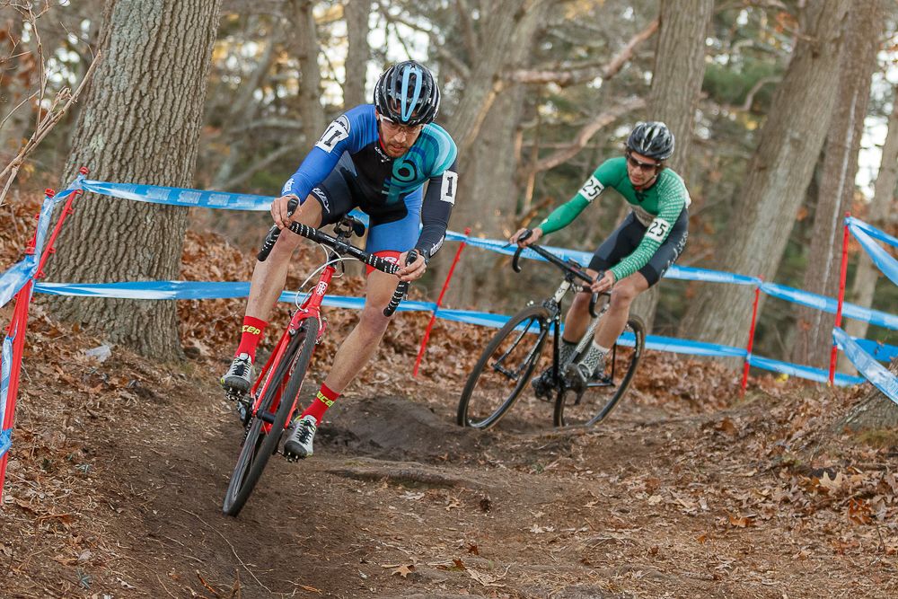 Ben Frederick (beyondCX) and Dan Chabonov (House Ind/Withings/SimpleHuman) riding to a top ten finish