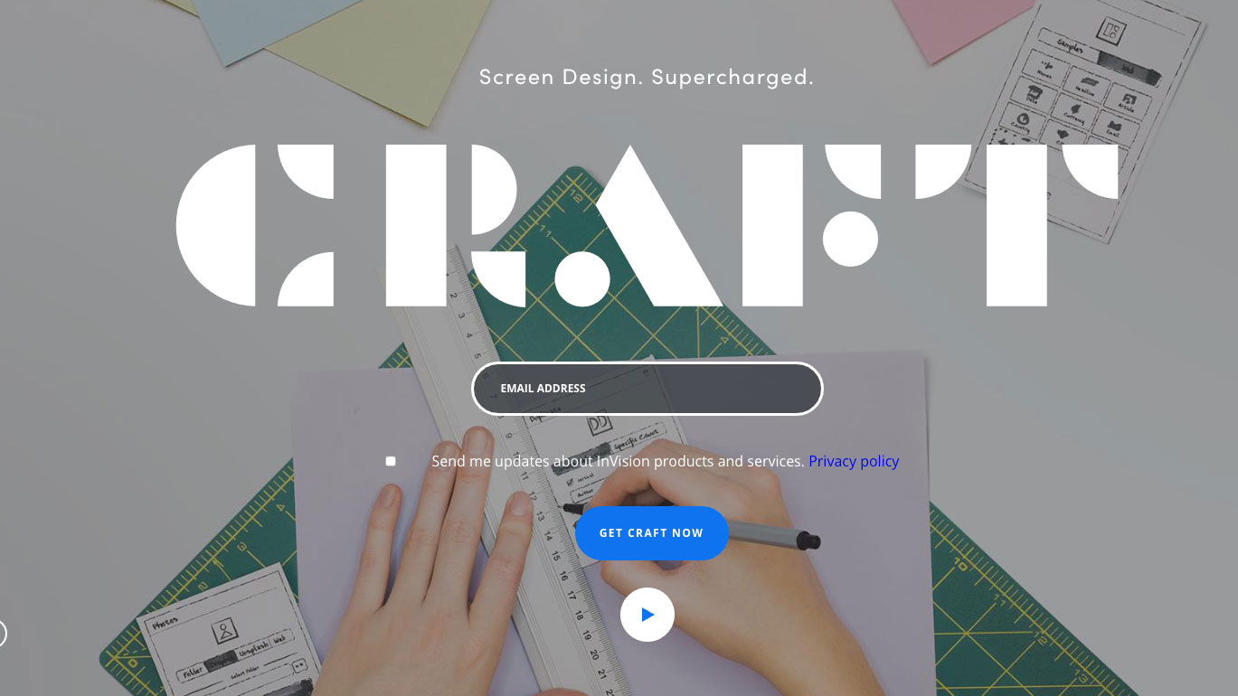UI design tools: Craft