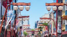 The Liberdade district, Sao Paolo, Brazil
