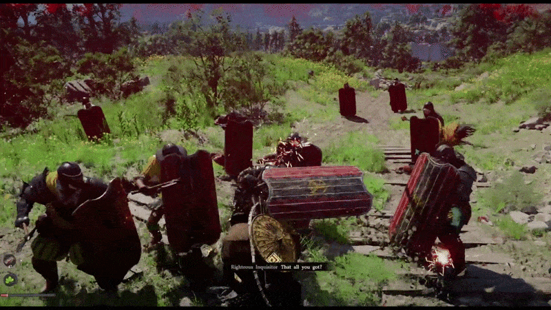 Wrestling / grapple moves in Crimson Desert combat