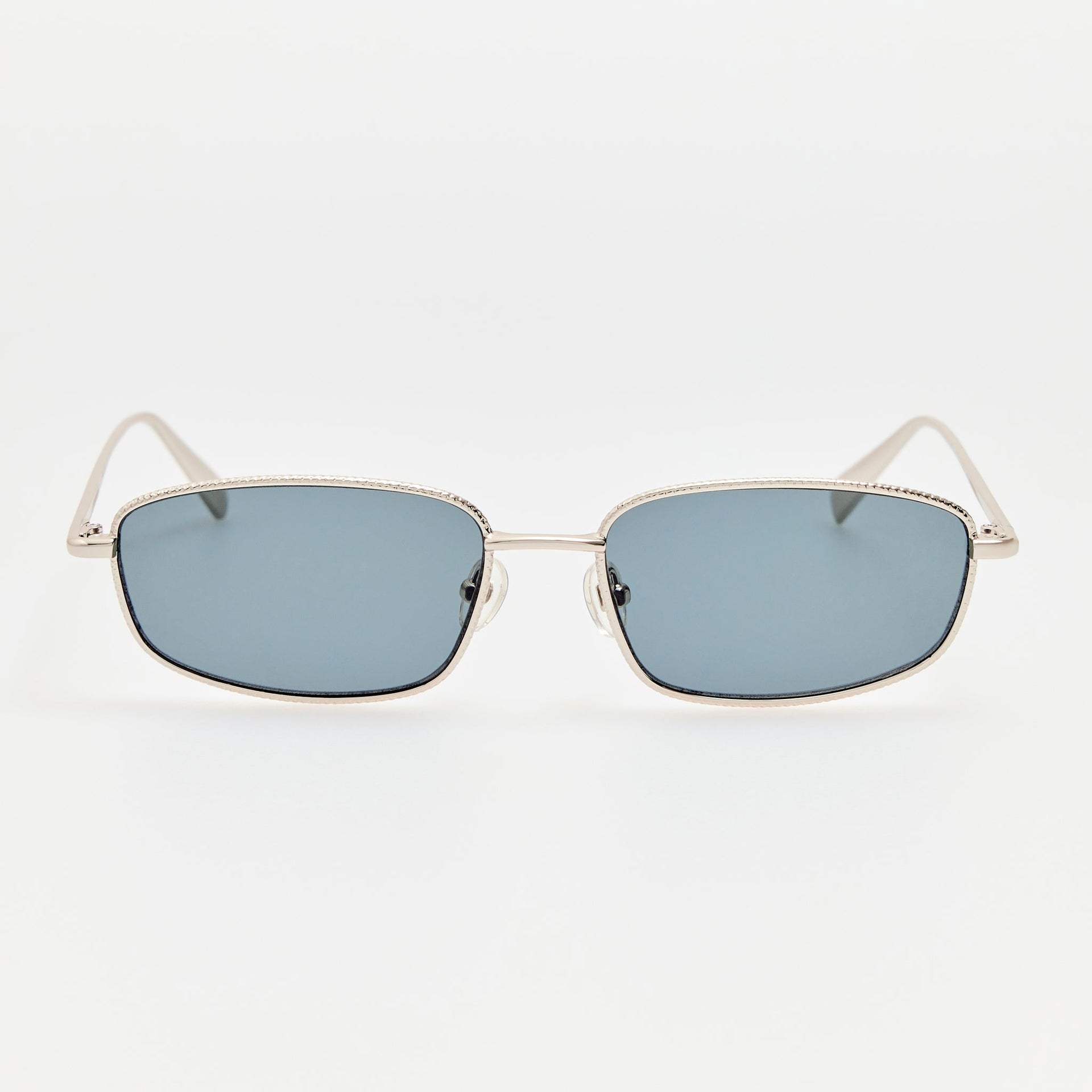 Palma Sunglasses in Silver and Blue
