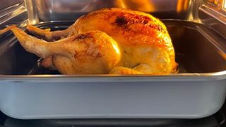 Roast chicken in the Halo Flexi Air Fryer