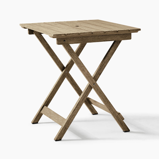 folding wooden outdoor table