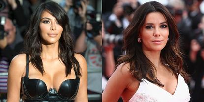 Kim Kardashian and Eva Longoria