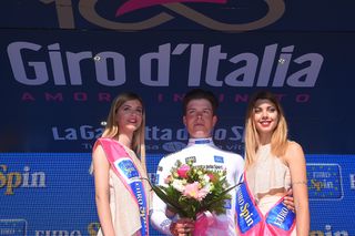 Bob Jungels leads the young riders classification at the Giro d'Italia after stage 10.