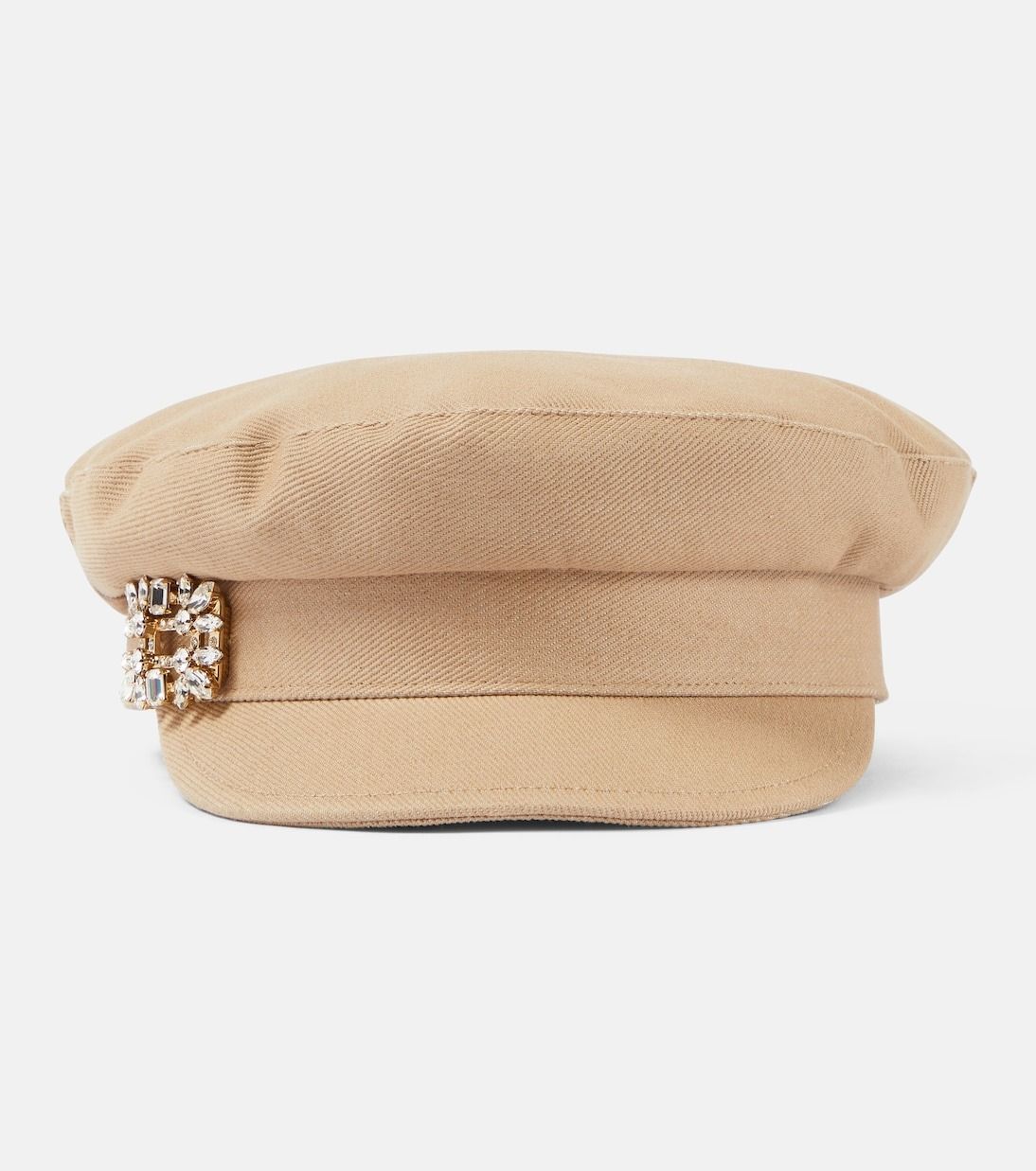 Roger Vivier, Broche Vivier denim newsboy cap