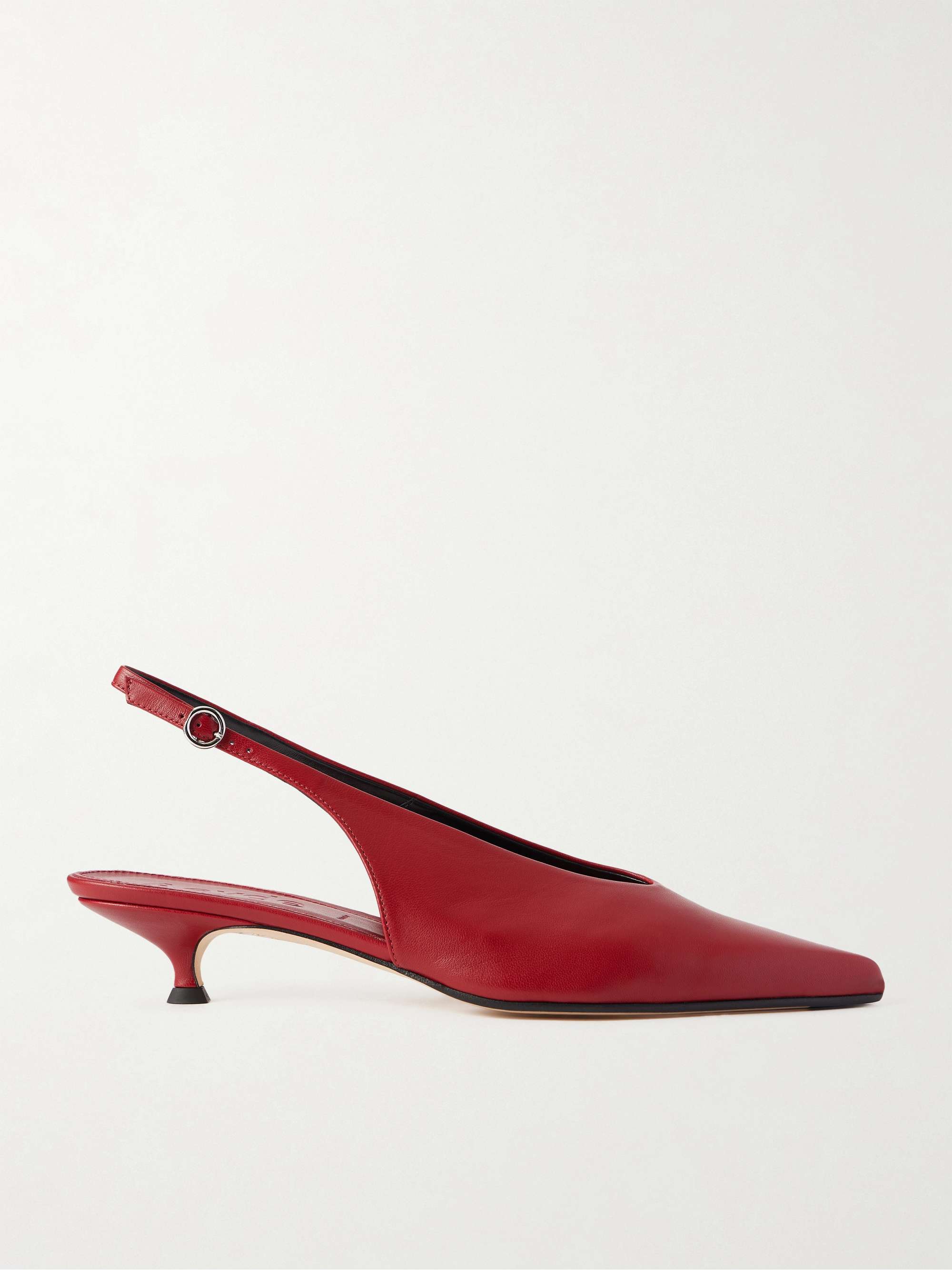 Camila Leather Slingback Pumps