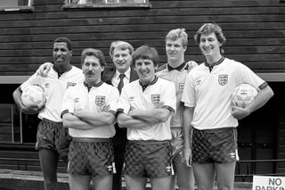 Viv Anderson, left, travelled to four major tournaments with England, including Euro 88