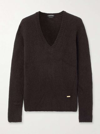 Cashmere and Silk-Blend Sweater