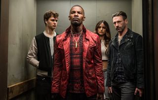 Baby Driver Ansel Elgort Jamie Foxx Eiza Gonzalez Jon Hamm