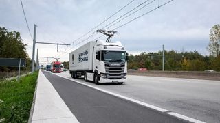 An e-highway in Germany