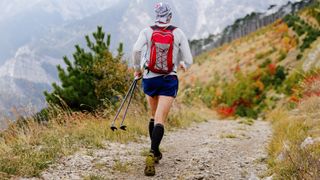 what is ultra running: runner on a trail