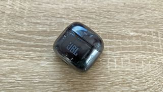 JBL Tune Flex review: true wireless charging case in transparent black