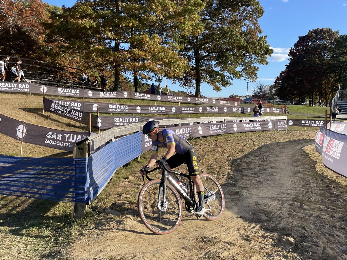 Andrew Strohmeyer rides to C1 win on opening day of 2024 Really Rad Festival of Cyclocross