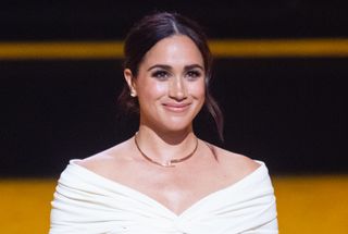 Meghan, Duchess of Sussex gives a speech during the Invictus Games 2020