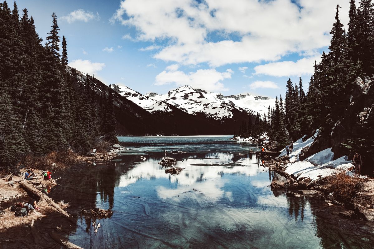 Garibaldi Lake in summer by Heidi Cohen image