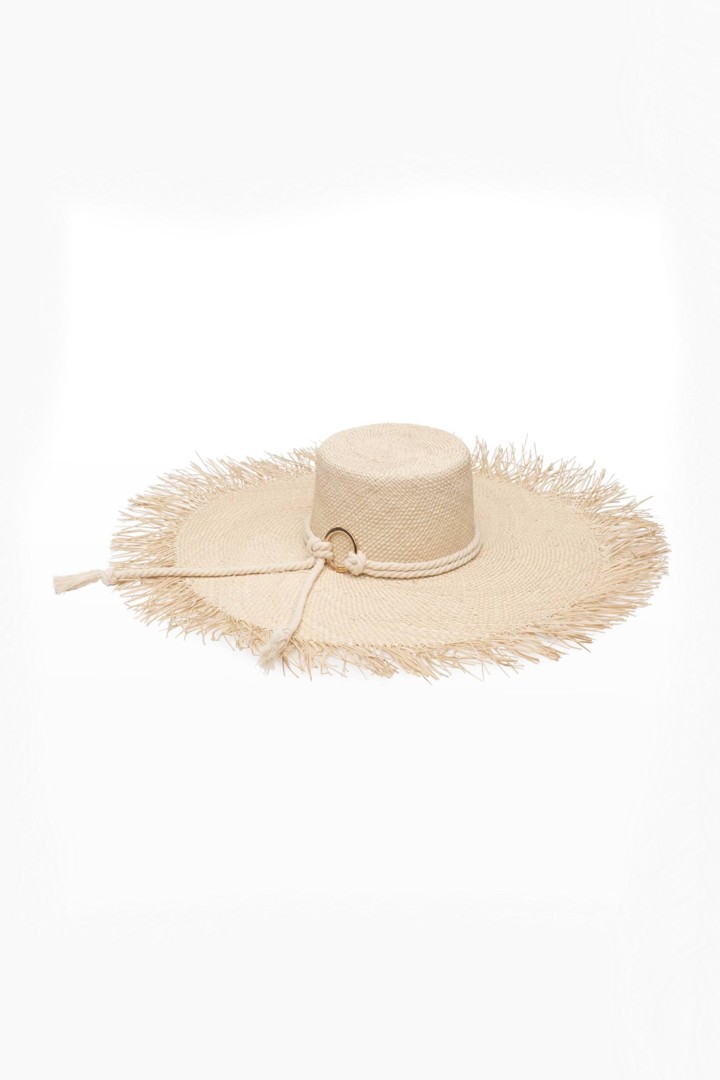 Eugenia Kim Valentina Wide-Brim Straw Sun Hat