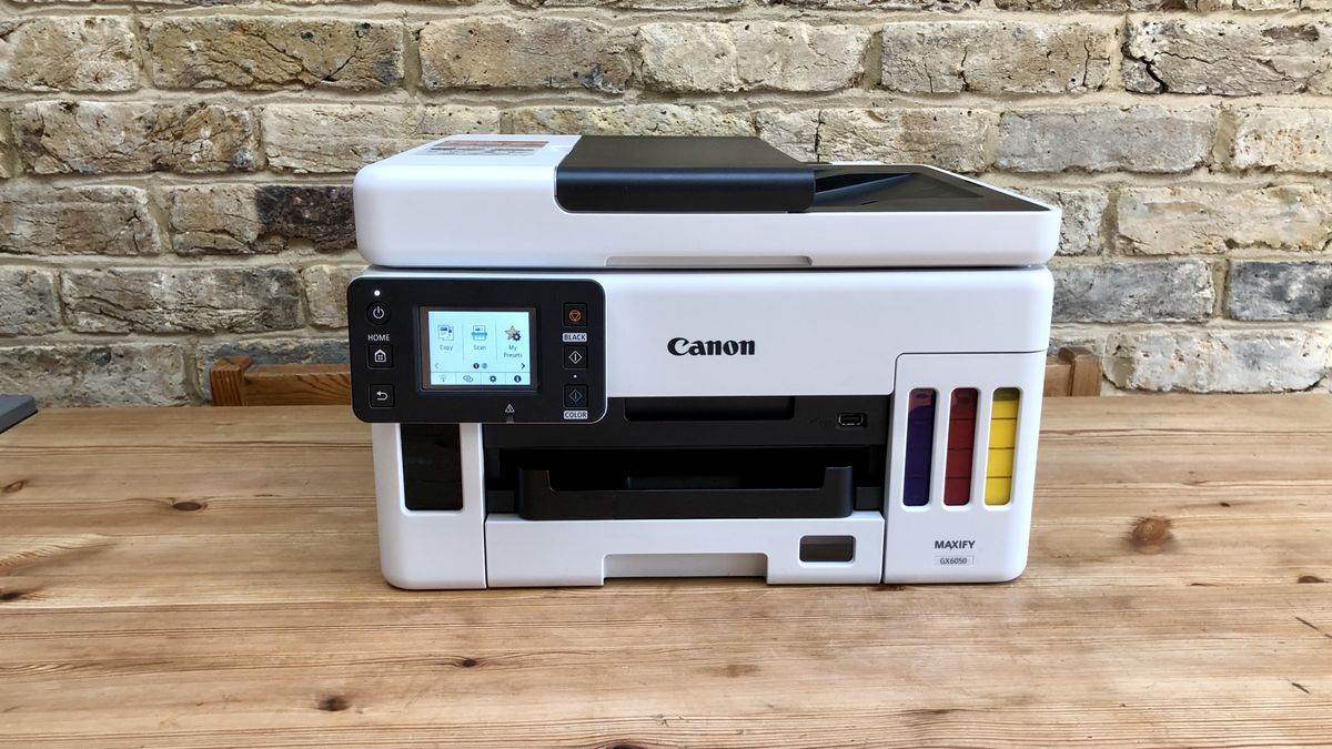 Canon MAXIFY GX6050 3-in-1 shade inkjet printer evaluation