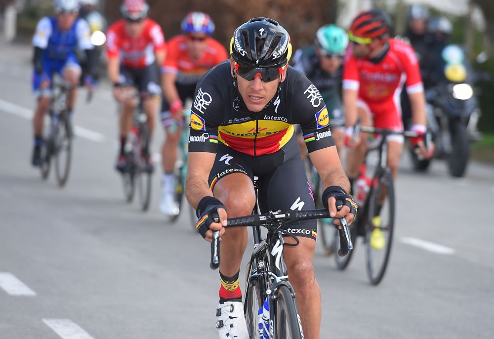 Philippe Gilbert (Quick-Step Floors) on the attack