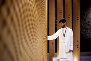 Visitor at Downtown Dubai design fair