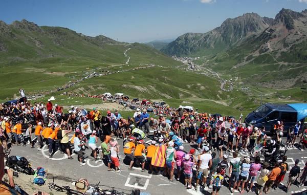 As usual, the Basque fans were out en force in the Pyrenees.