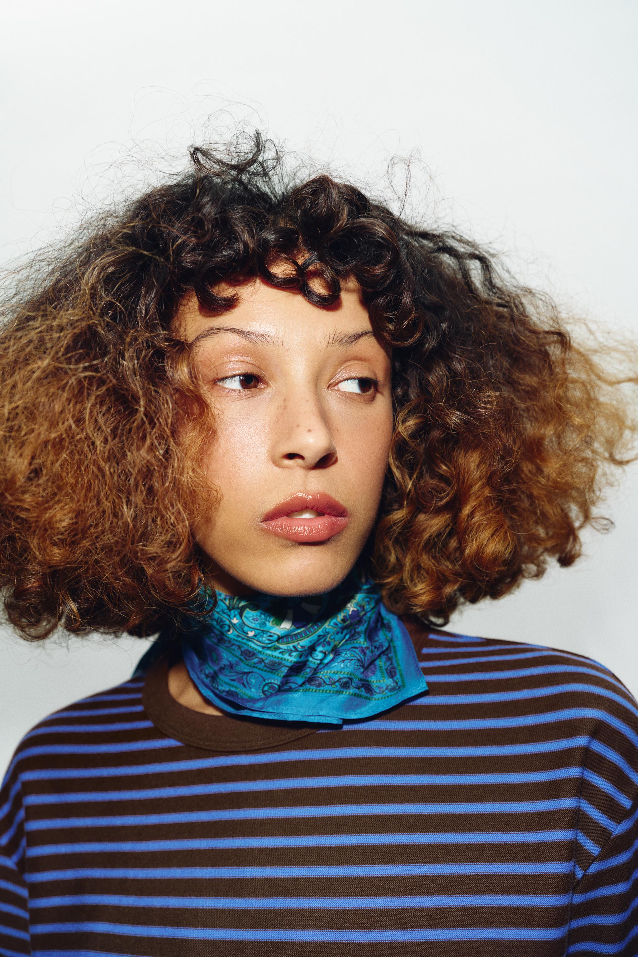 Modal Silk Paisley Print Bandana Scarf