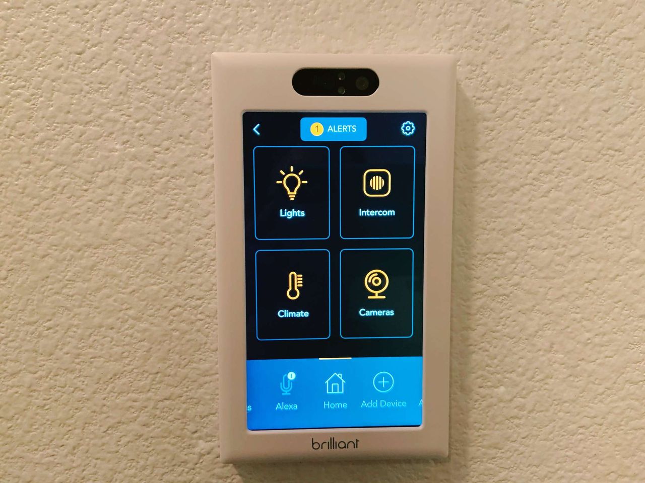 Brilliant Home Control Home Screen