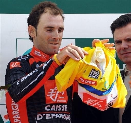 Valverde gets another yellow jersey.