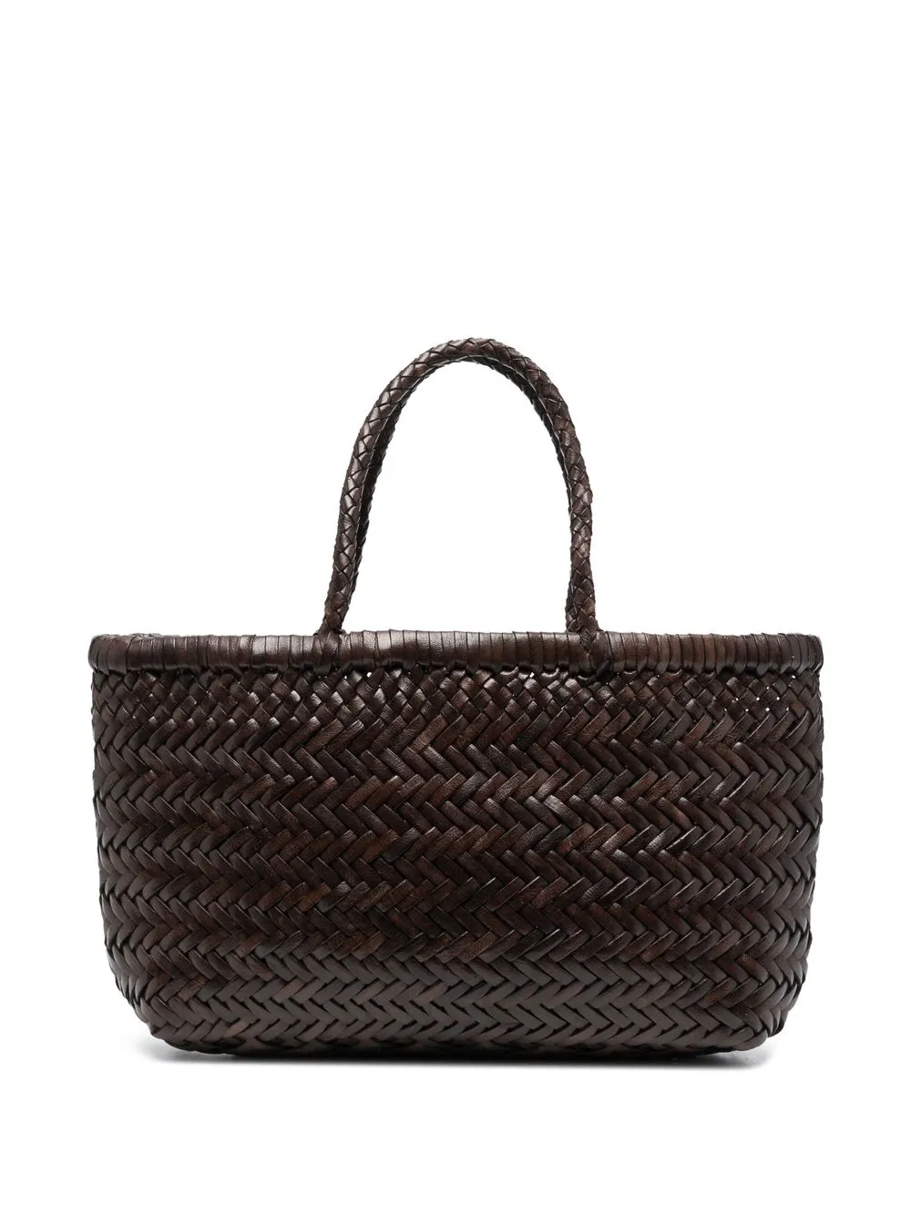 Interwoven Leather Tote Bag | One Size