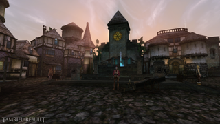 A town square from Tamriel Rebuilt.