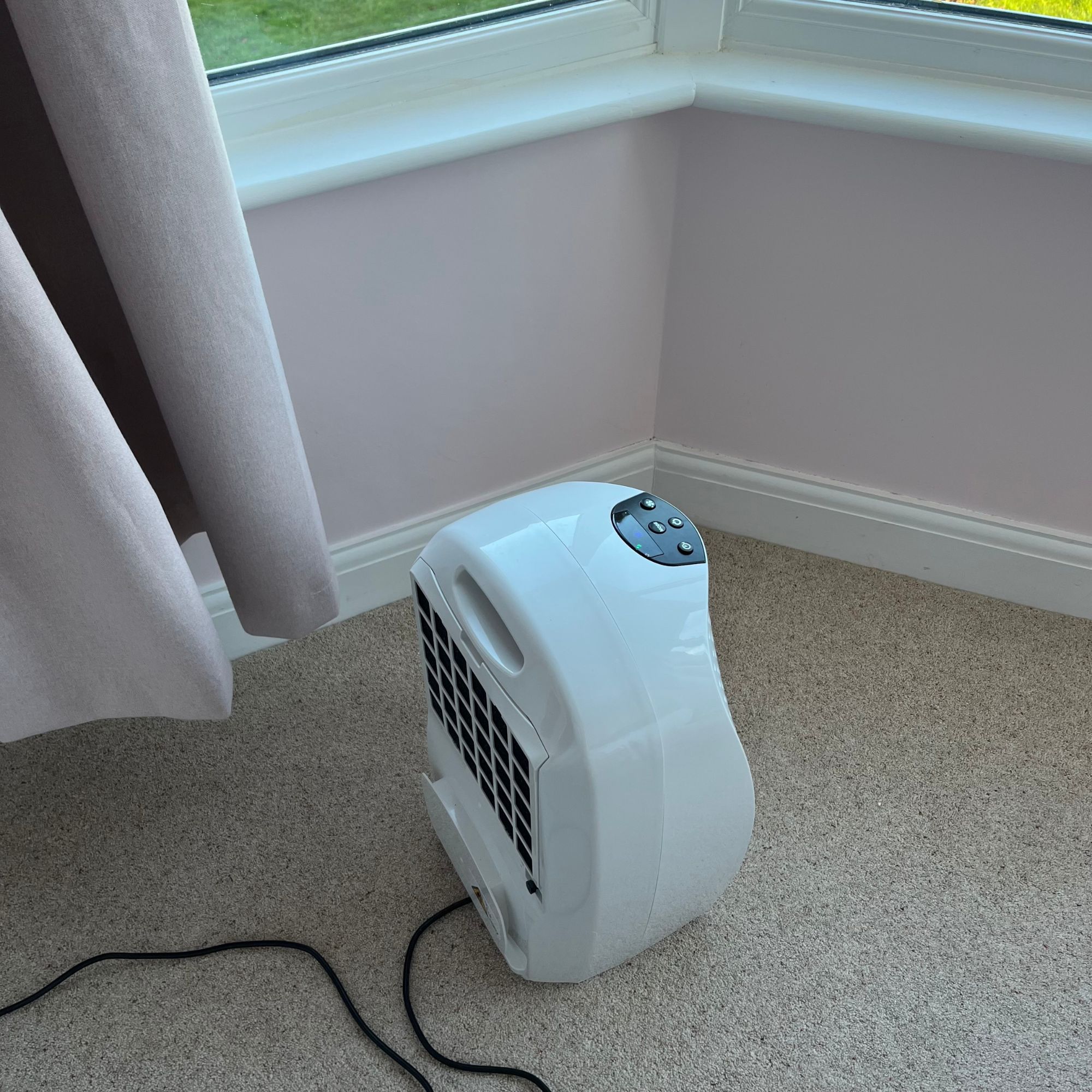 Ebac 4850 21 Litre Dehumidifier in bay window
