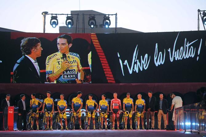 Team Saxo-Tinkoff is presented