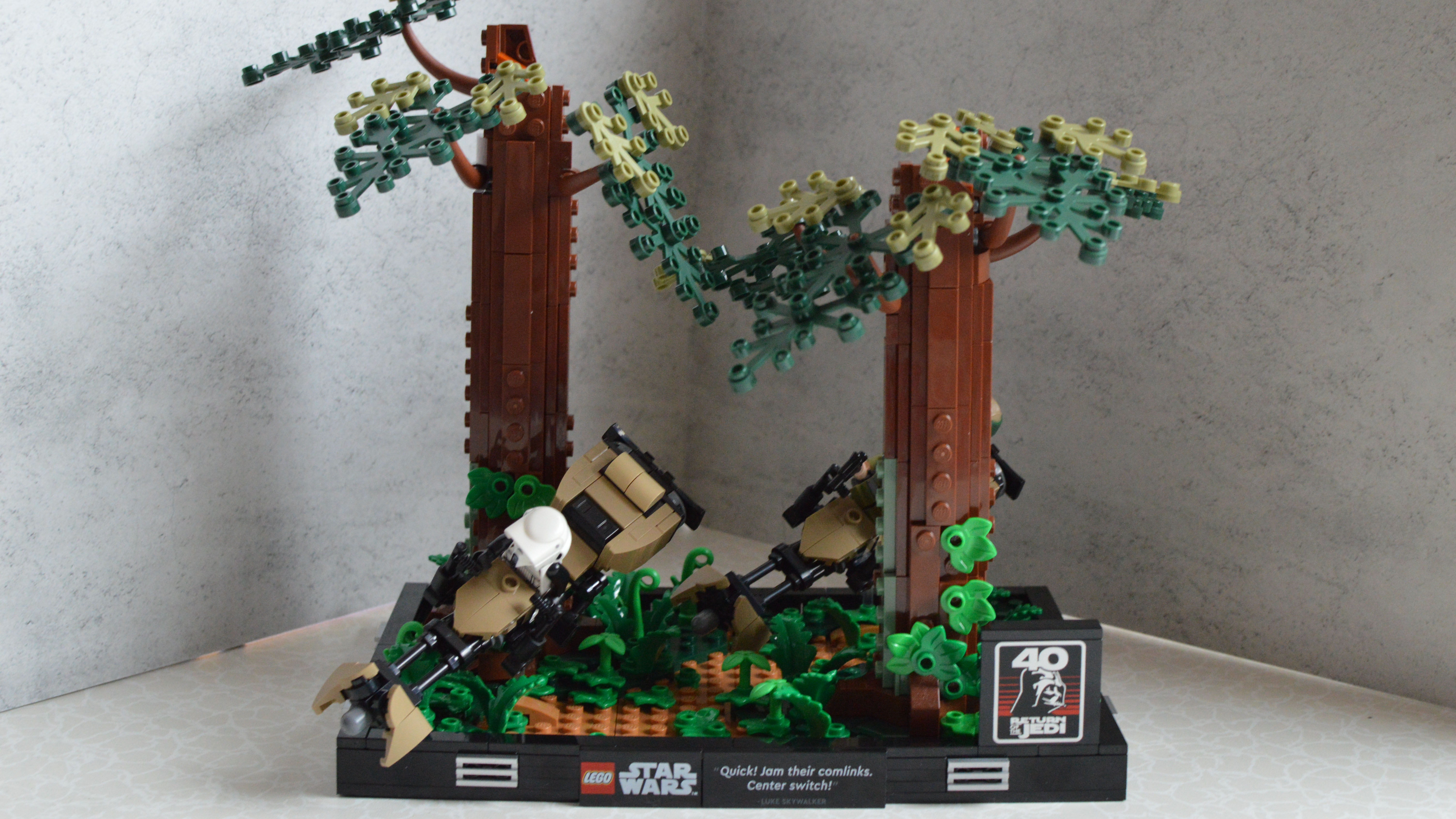 New Lego Star Wars Diorama sets are slices of the films brought to