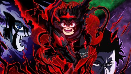 Press shot for Clover Time codes showing a character surrounded by a red glow