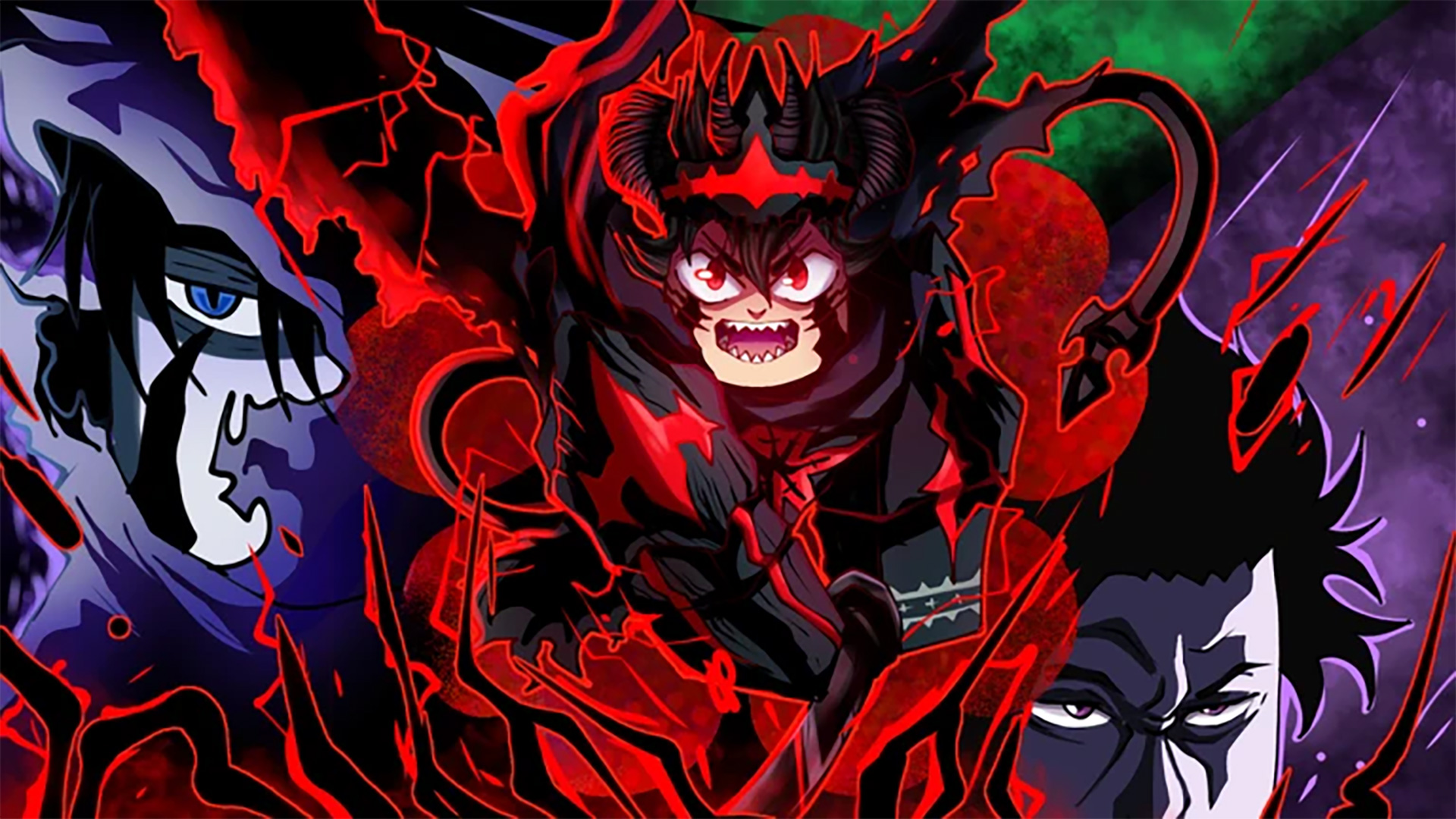 Press shot for Clover Time codes showing a character surrounded by a red glow