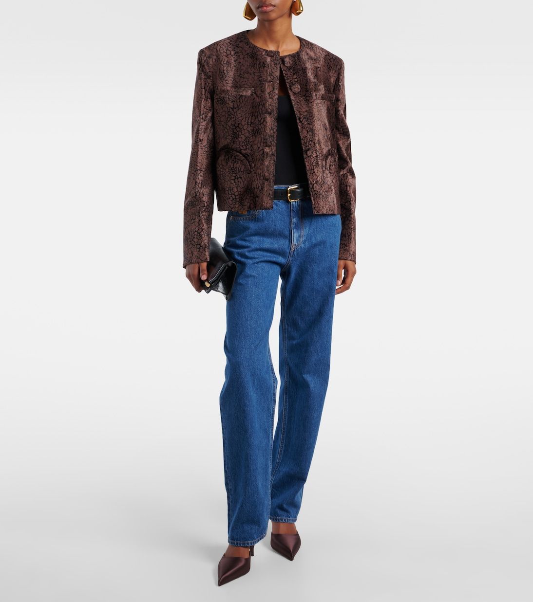 Shamo Bolero Velvet Jacket
