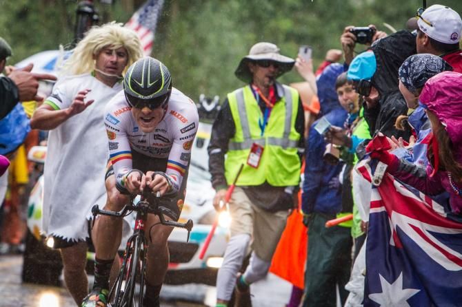 Serghei Tvetcov (Jelly Belly p/b Maxxis) on his way to third place on the day and overall