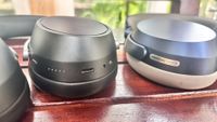 Sennheiser Momentum 5 Wireless and HDB 630 wireless headphones side by side