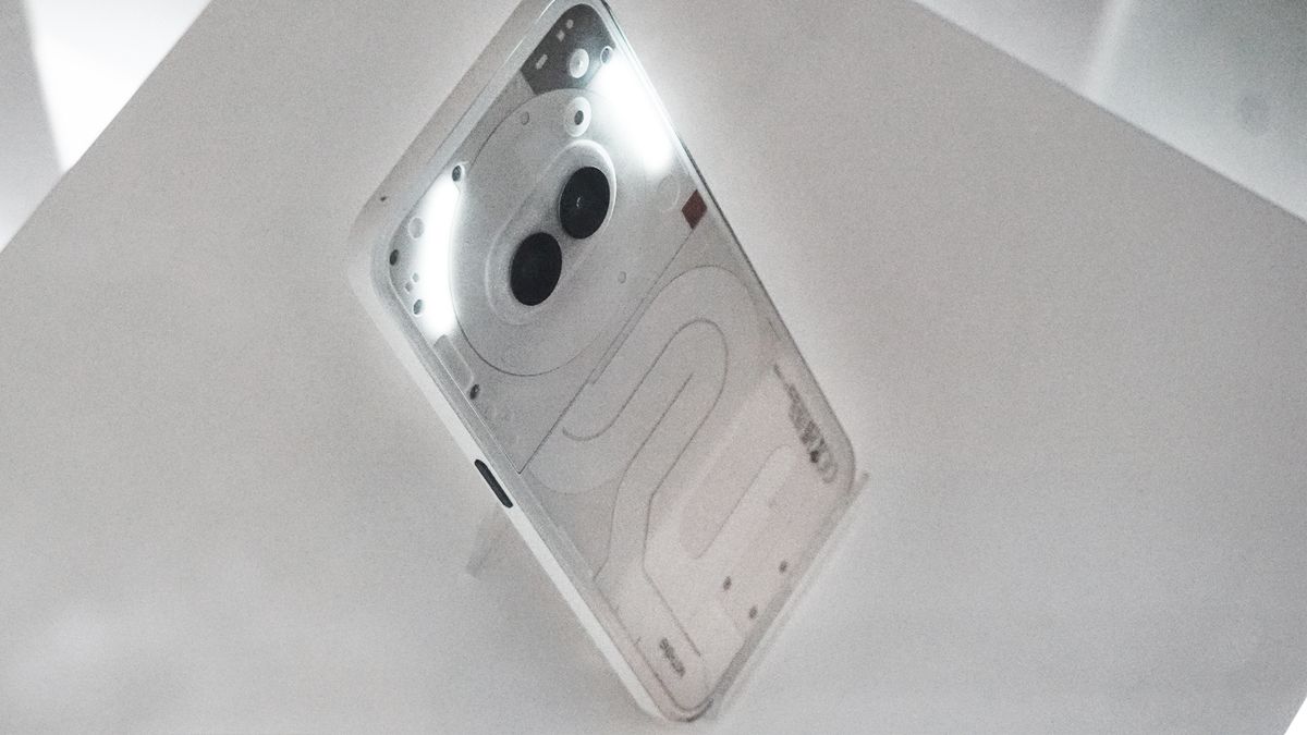 Nothing Phone 2a MWC back top angled