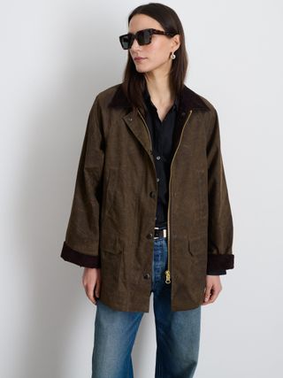 Alex Mill, Chiltern Street Jacke aus gewachster Baumwolle