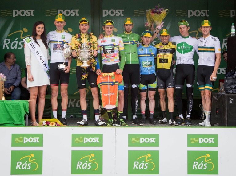 The final podium and classification winners