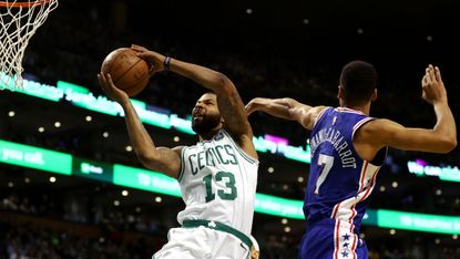 76ers v Celtics NBA London 2018 The O2