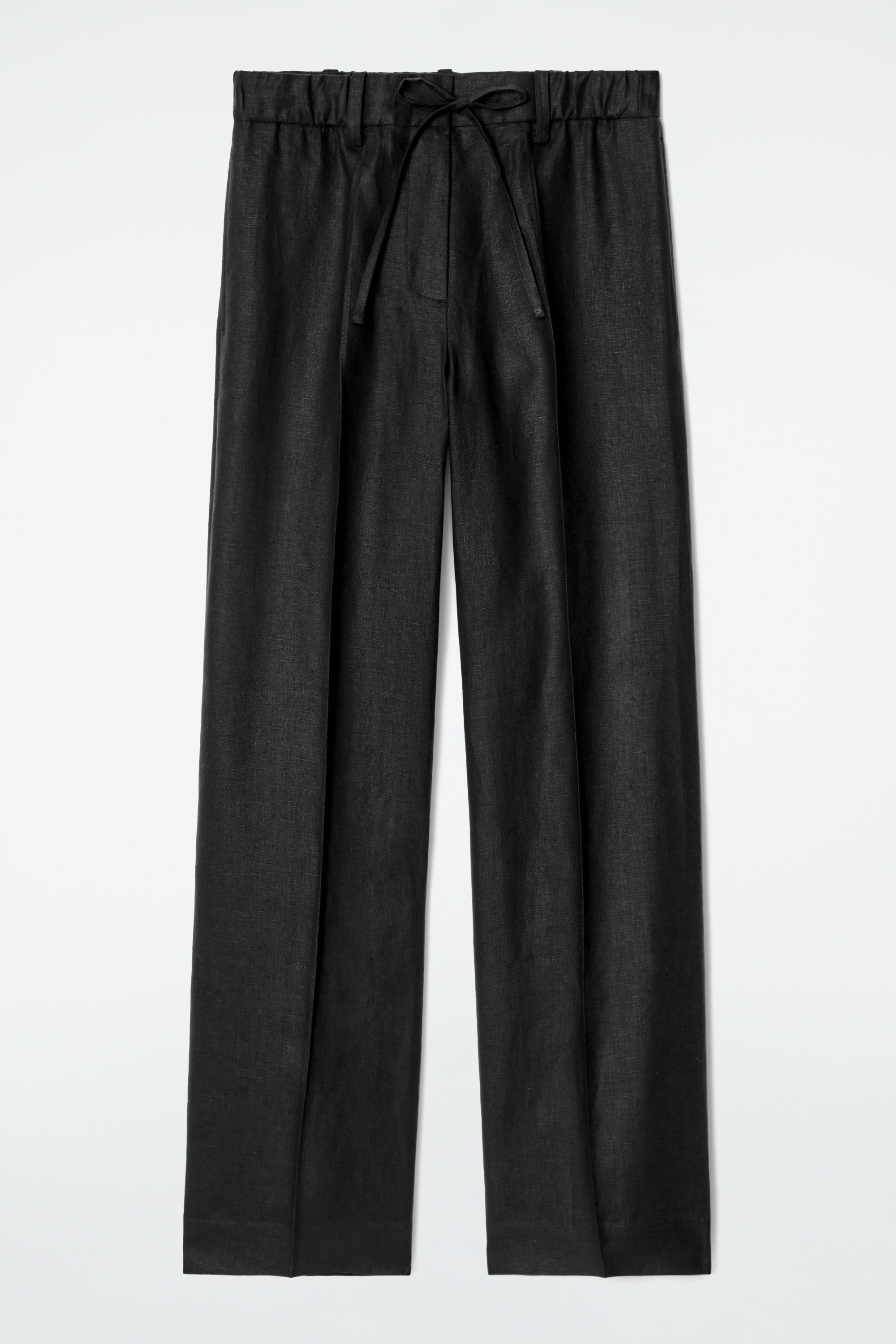 Linen Drawstring Trousers