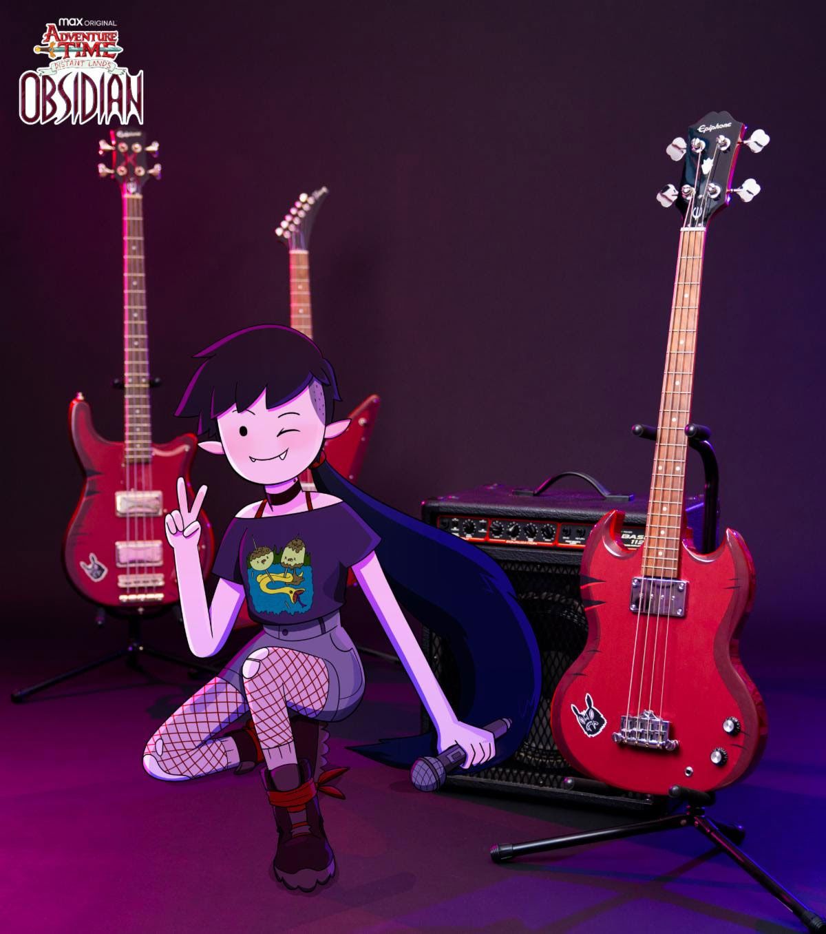 Gibson Teams Up With Adventure Time Distant Lands For Marceline The Vampire Queen Themed