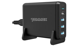 TOMMOX PowerCenter 4 75W PD USB Charger, one of the best iPhone chargers, against a white background
