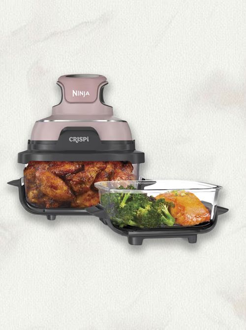 Crispi 4-In-1 Portable Glass Air Fryer