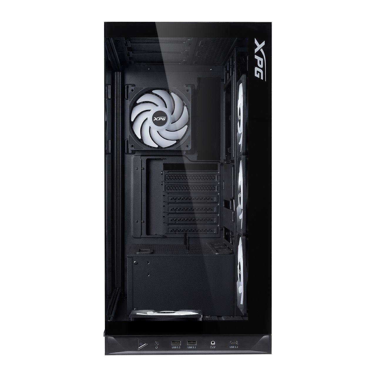 The AData XPG Invader X BTF PC Case (Front Panel)