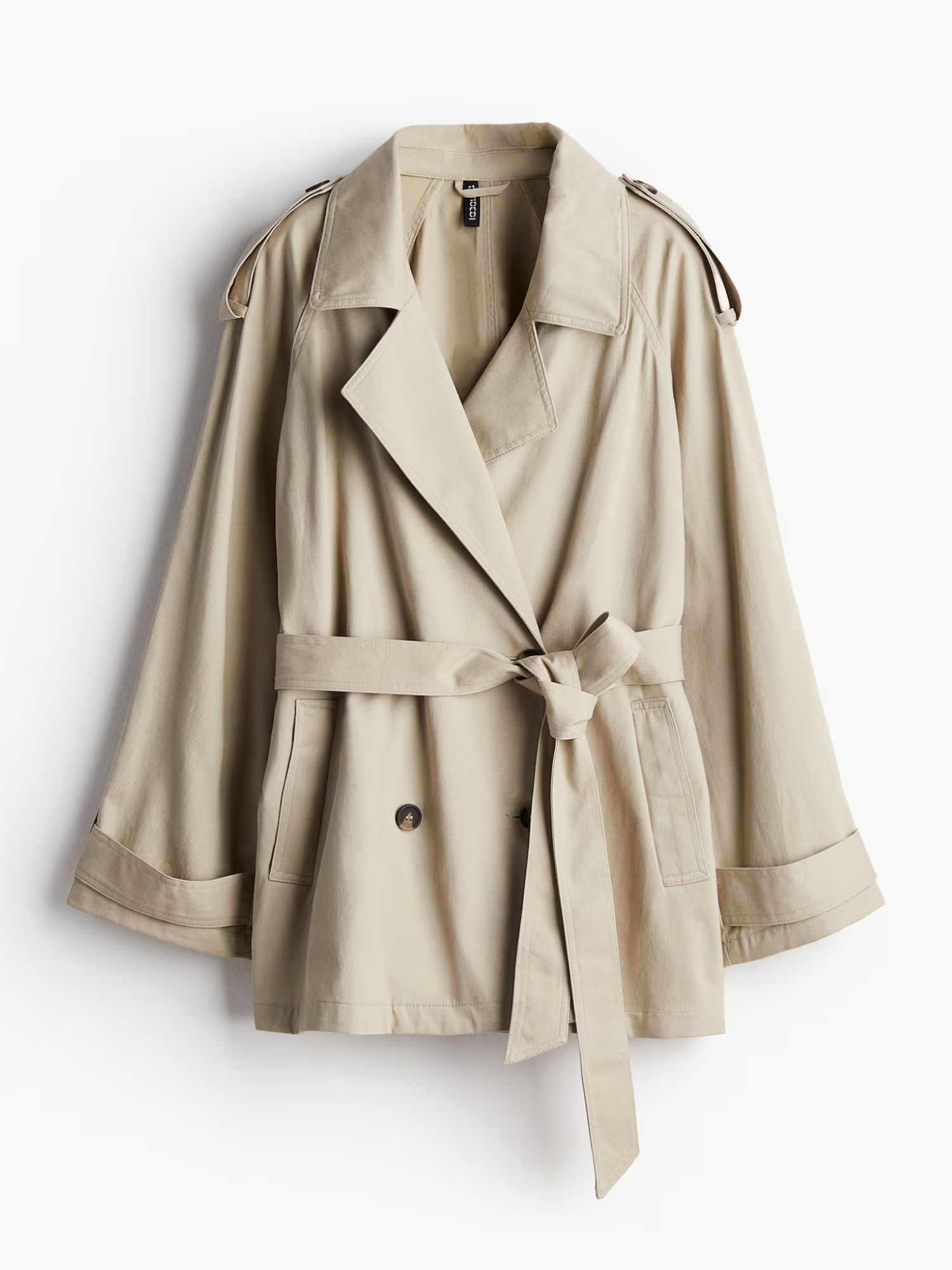 H&amp;amp;M Short Trench Coat