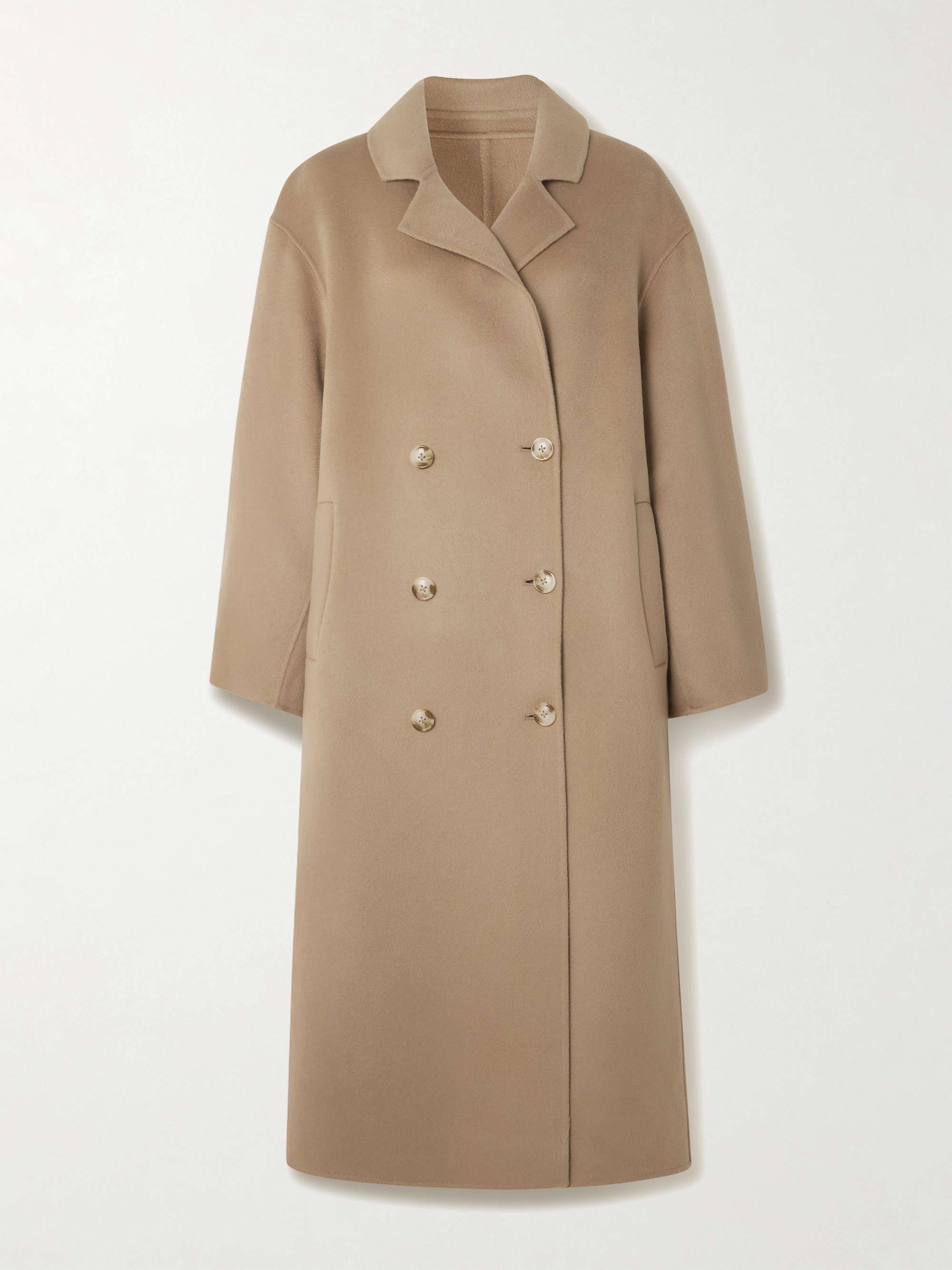 Borneo Double-Breasted Wool and Cashmere-Blend Coat